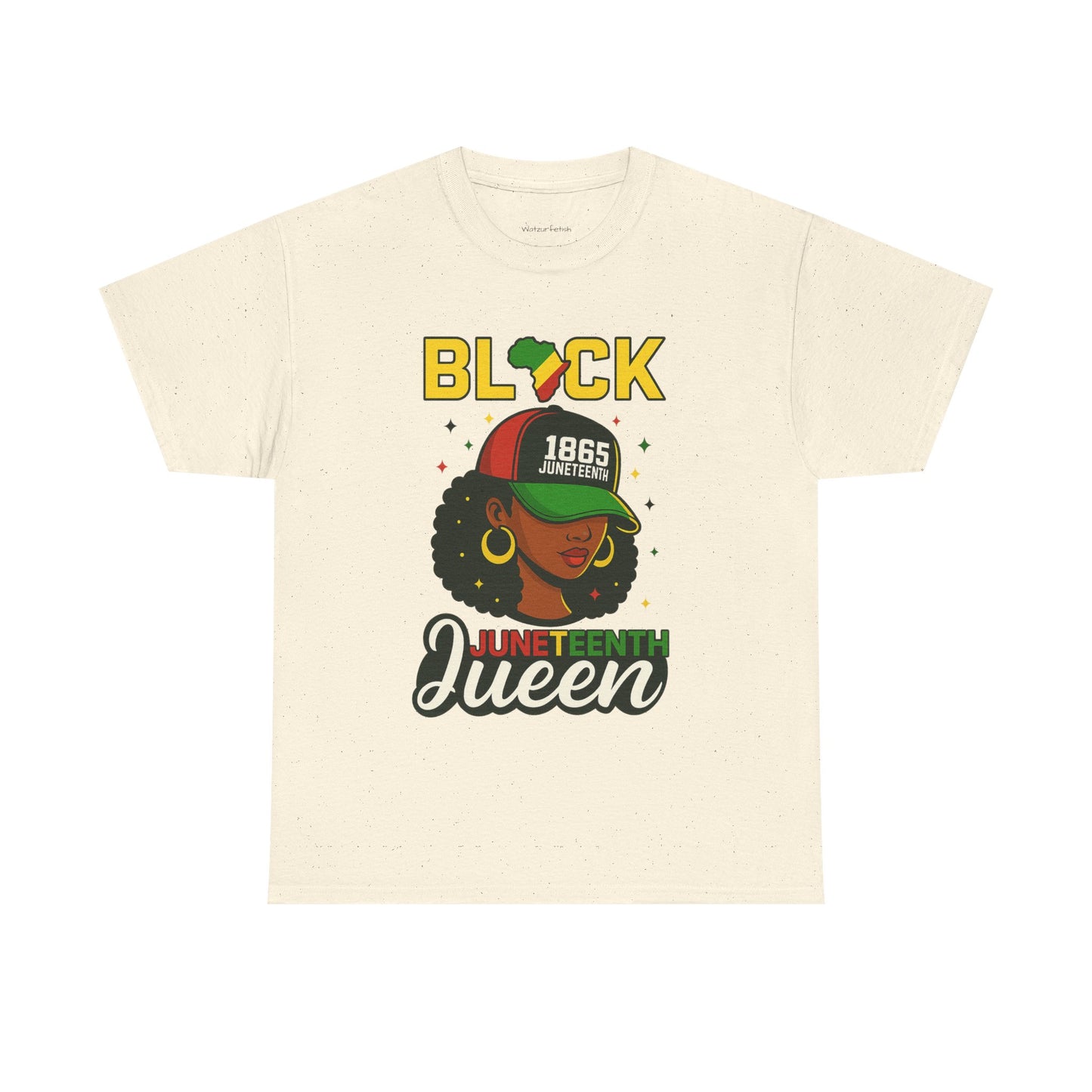 Juneteenth Black Queen T-Shirt – 1865 Afrocentric Pan-African Pride Tee for Women | Melanin Magic Shirt | African American Heritage Gift