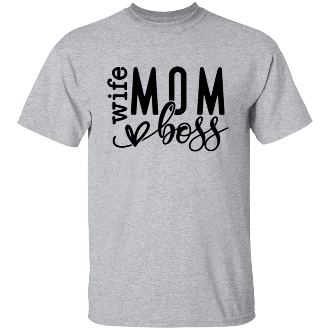 Wife and Mom T-Shirt | Dual Crown™ Signature Tee