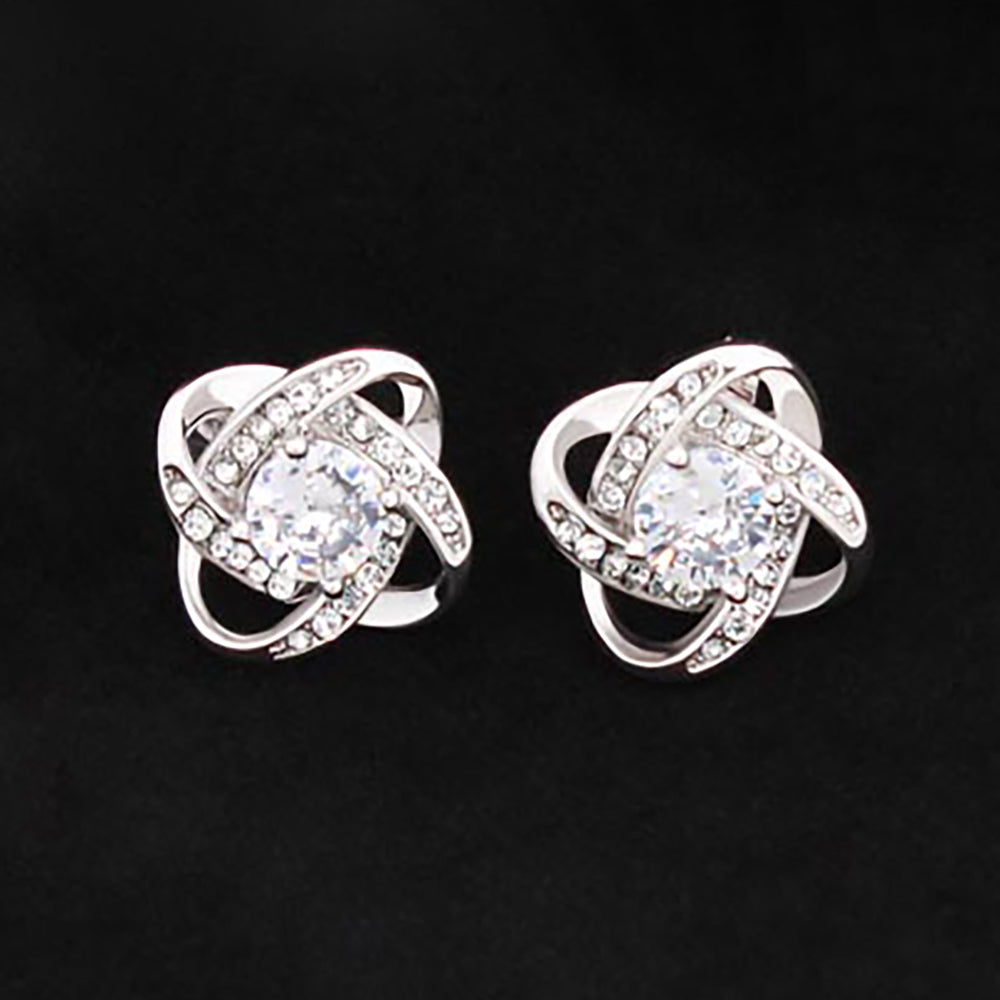 Unity Spark™ Love Knot Stud Earrings