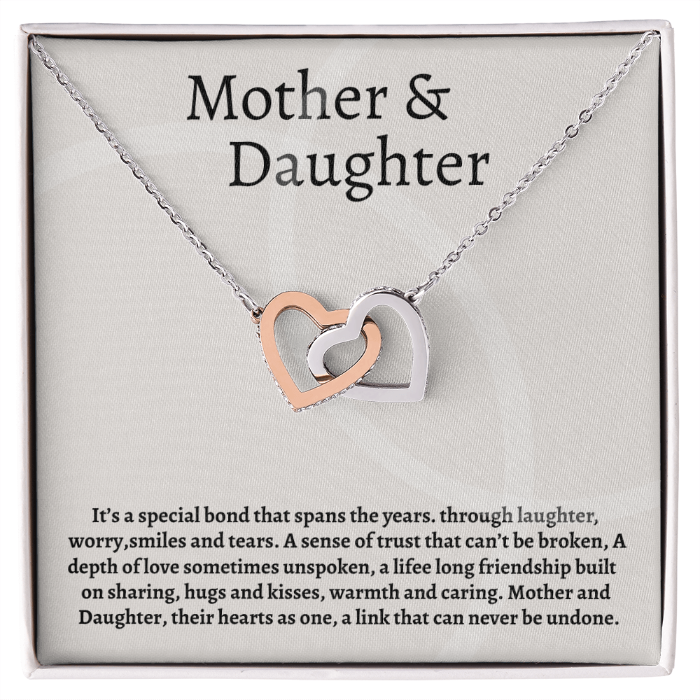 Linked for Life – Mother & Daughter Necklace Gift