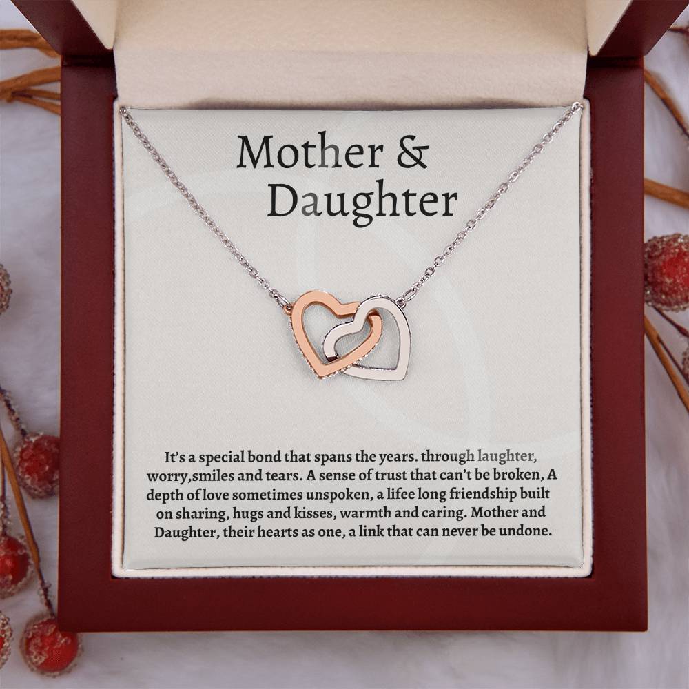 Linked for Life – Mother & Daughter Necklace Gift