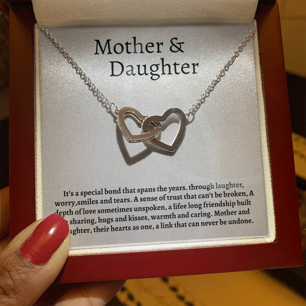Linked for Life – Mother & Daughter Necklace Gift