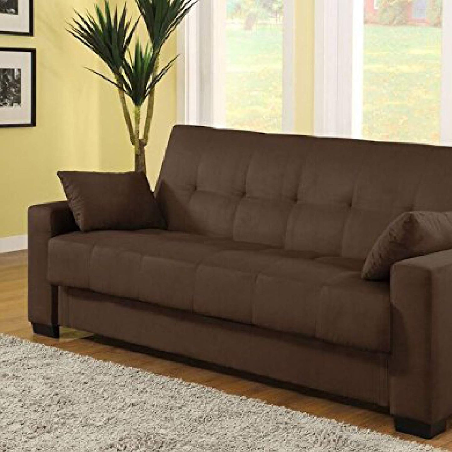 Microfiber Sofa Bed - Mocha