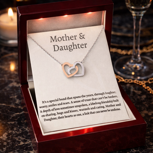 Mother & Daughter Necklace | Linked for Life™ Gift