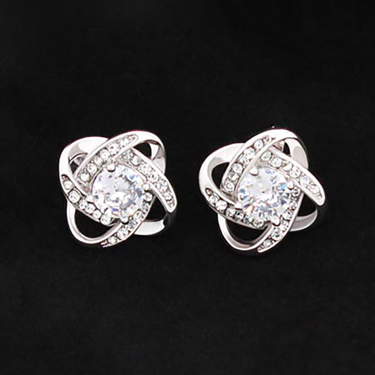 Unity Spark™ Love Knot Stud Earrings