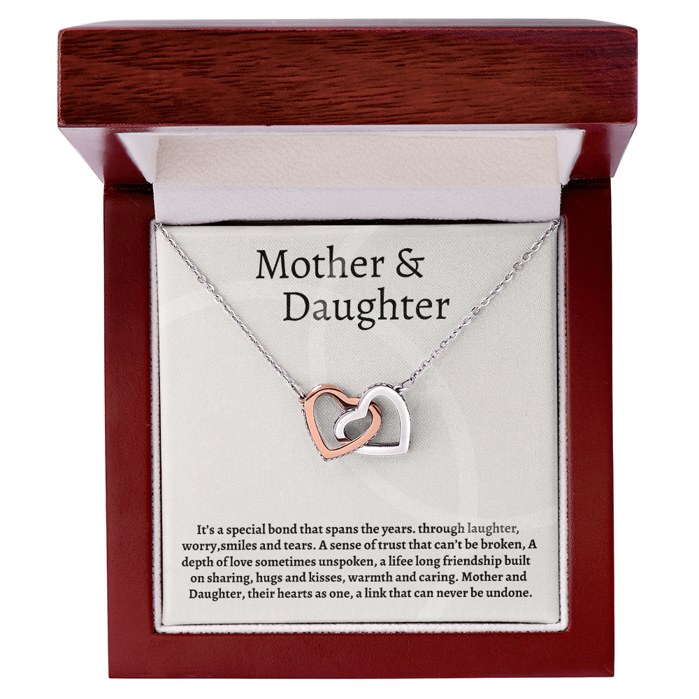 Linked for Life – Mother & Daughter Necklace Gift