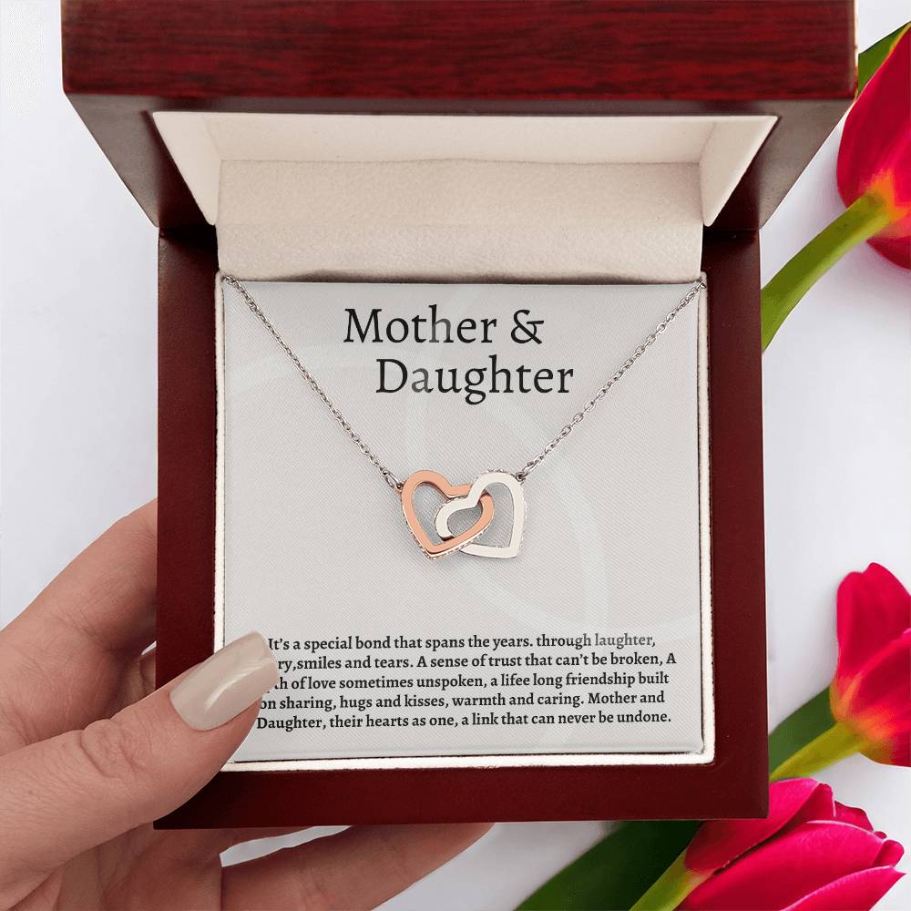 Linked for Life – Mother & Daughter Necklace Gift