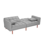 Modern Futon Lovseat - Light Grey