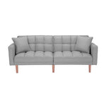 Modern Futon Lovseat - Light Grey