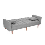 Modern Futon Lovseat - Light Grey