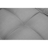 Modern Futon Lovseat - Light Grey