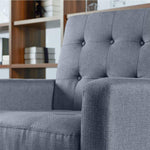 Modern Accent Chair - Light Grey