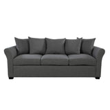 Classic Linen Sofa - Slate