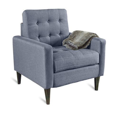 Modern Accent Chair - Light Grey