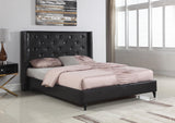 Leather Platform Bed - Full