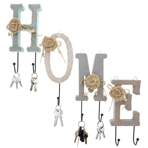 Farmhouse Key Holder with 7 Pegs