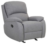 Contemporary Glider Recliner - Grey