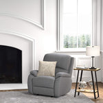 Contemporary Glider Recliner - Grey